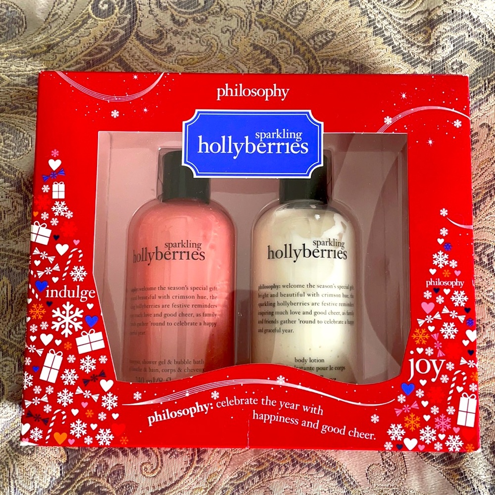 Philosophy sparkling holly berries set